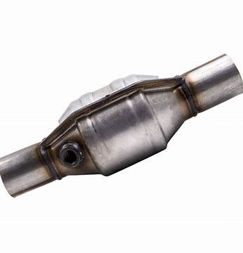 100 ชิ้น Silver 3 Way Catalytic Converter 2.5 กก. ท่อไอเสีย